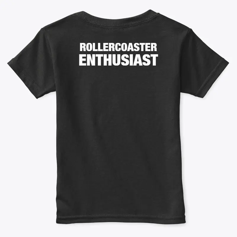 "ROLLERCOASTER ENTHUSIAST" Kids T-Shirt